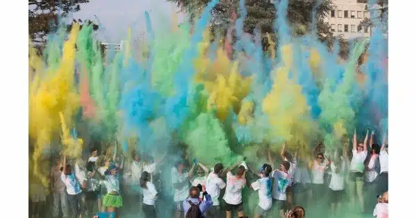 Organiser une course colorée