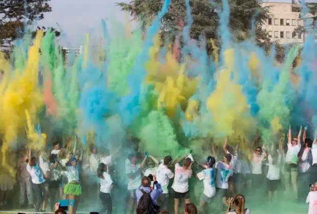 Organiser une course colorée