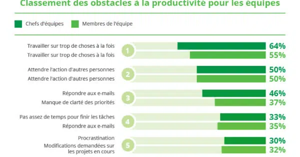 les obstacles à la productivité