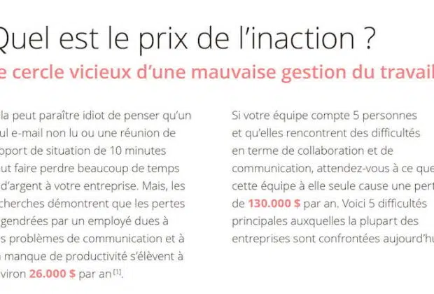 prix de l'inaction